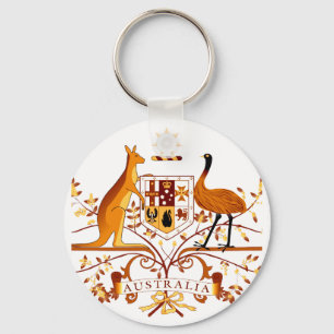 Australien COA Brown Nyckelring