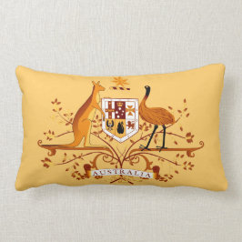 Australien COA Brown & Peach Pillow Lumbarkudde
