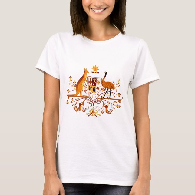 Australien COA Brown T-shirt (Framsida)
