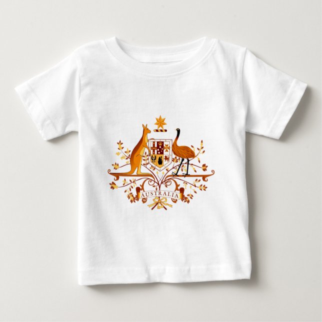 Australien COA Brown Tee Shirt (Framsida)
