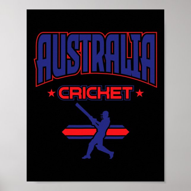 Australien Cricket 1  Poster (Framsidan)