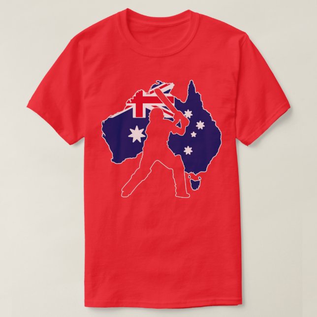Australien Cricket T Shirt (Design framsida)