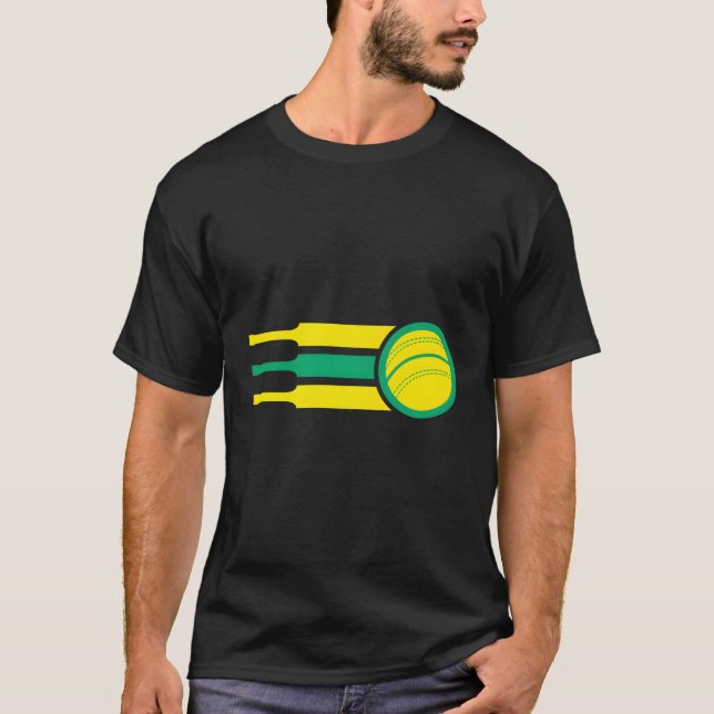Australien Cricket Team Australian Cricket Fläkt F T Shirt (Framsida)