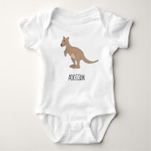 Australien Cute Kangaroo Doodle och Namn