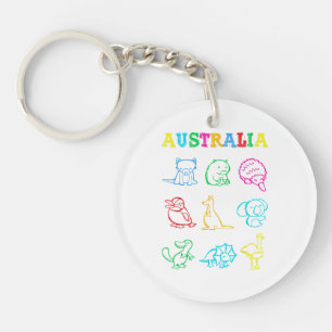 Australien dagens småbarnströja Roliga djur Austra