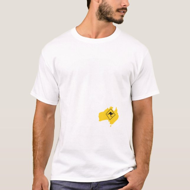 Australien | damer förstörde T-tröja T-shirt (Framsida)