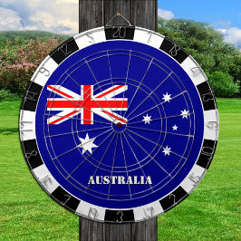 Australien Dartboard, spelbräde, Australiska Flagg Darttavla