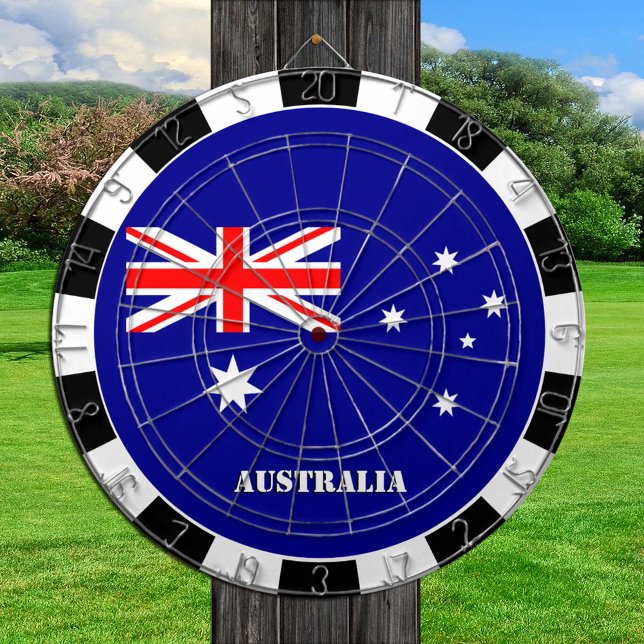 Australien Dartboard, spelbräde, Australiska Flagg Darttavla (Skapare uppladdad)