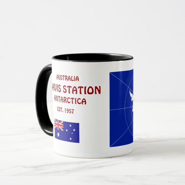 Australien - Davis Antarktis Station Mugg (Framsida vänster)