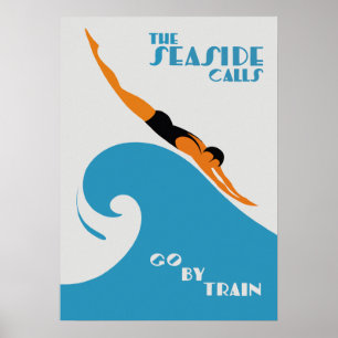 Australien, de sydliga anropen Vintage resor Poste Poster