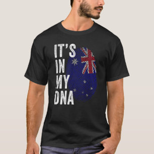 Australien Det finns i mitt DNA-kort Australian Fi T Shirt