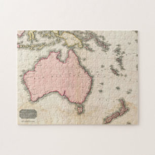 Australien & det södra västra Stillahavs- Pussel