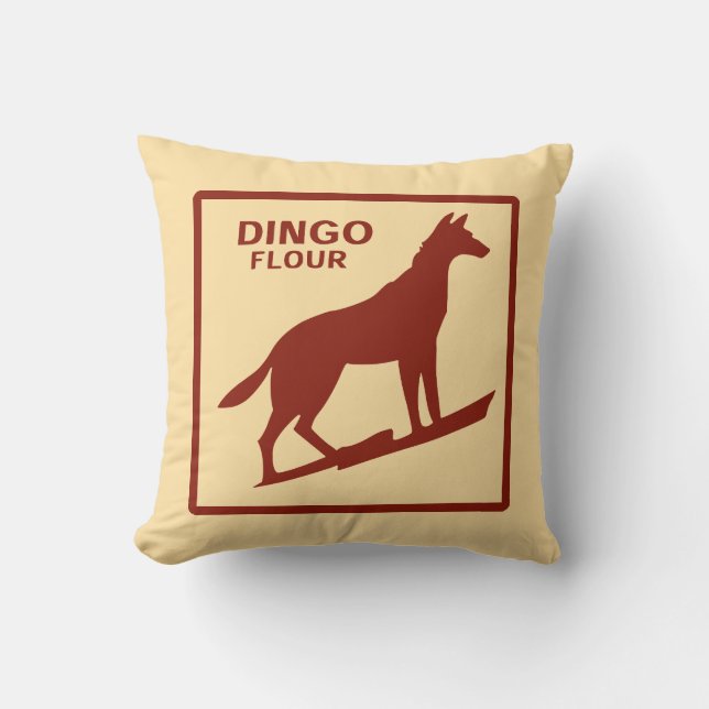 Australien - Dingo Flour Kudde (Framsida)