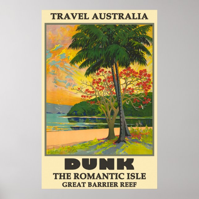 Australien (Dunk Island), Underbar Barrier (Beef T Poster (Framsidan)