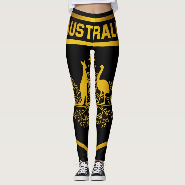 Australien Emblem Leggings (Framsida)