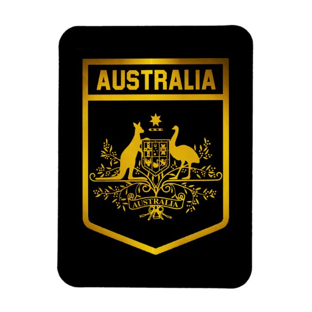 Australien Emblem Magnet (Vertikal)
