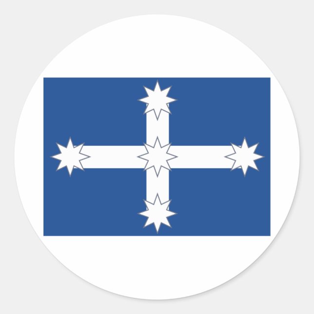 Australien Eureka Runt Klistermärke (Framsida)