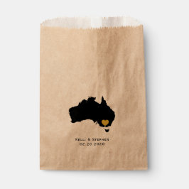 Australien: favortratsäckar, Karta Gift Bags