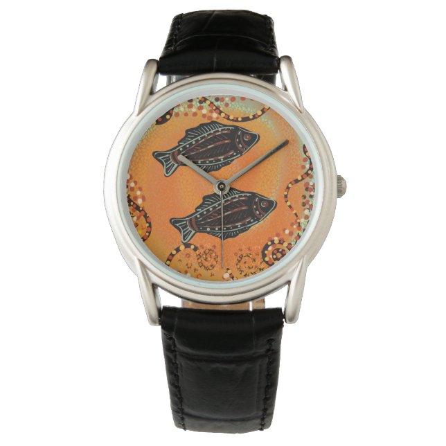 AUSTRALIEN  FISK KONST     ARMBANDSUR (Framsida)
