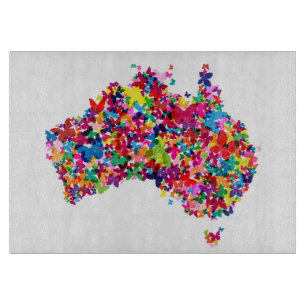 Australien fjärilskarta