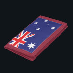 Australien flagga<br><div class="desc">Australien flaggaplånbok. Skräddarsy och personifiera,  som önskat. Välj från 8 olika stilar av nylon,  denim,  eller elegantt läder och 6 färgar färger.</div>