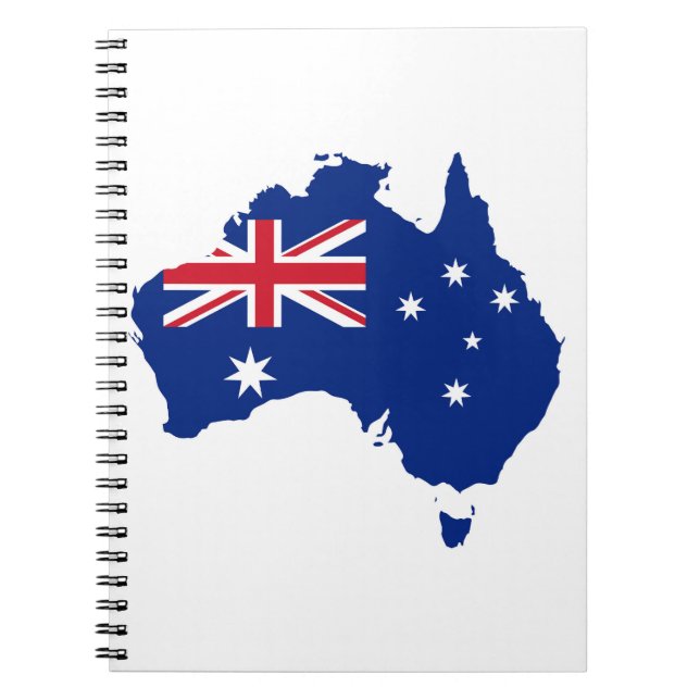 Australien flagga anteckningsbok (Framsidan)