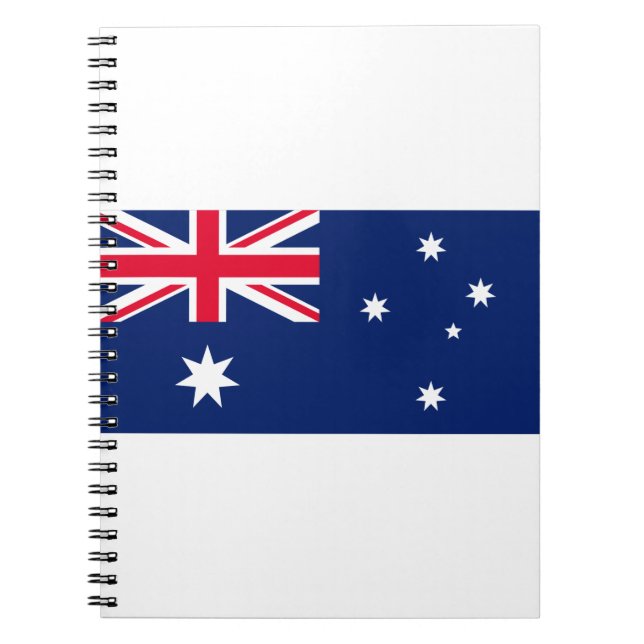 Australien Flagga Anteckningsbok (Framsidan)