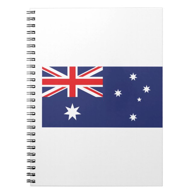 Australien Flagga Anteckningsbok (Framsidan)