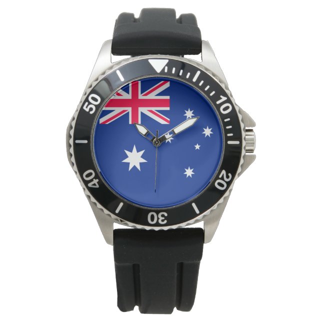 Australien Flagga Armbandsur (Framsida)