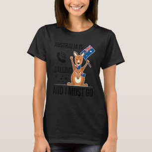Australien Flagga Australien Australien Travel Kan T Shirt
