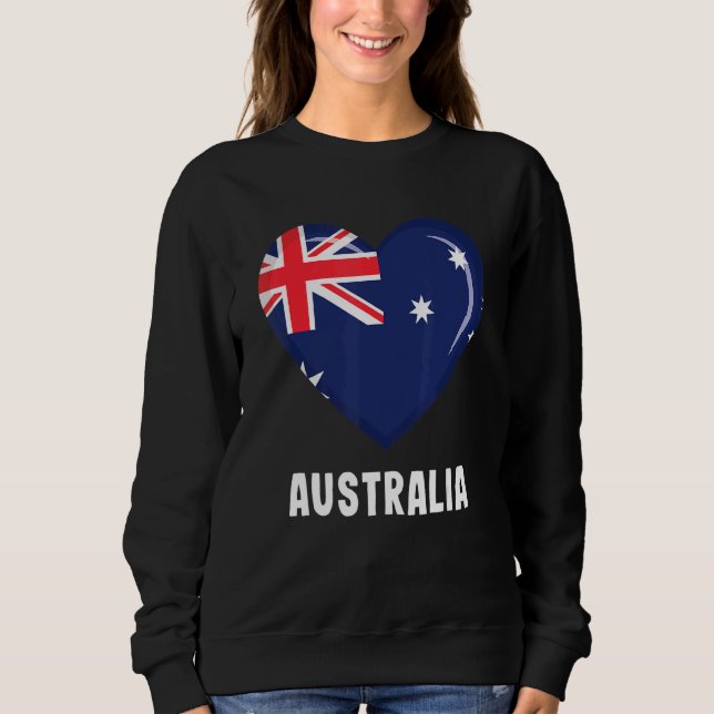 Australien Flagga Australien T Shirt (Framsida)
