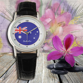 Australien Flagga & Australien trendig mode /desig Armbandsur