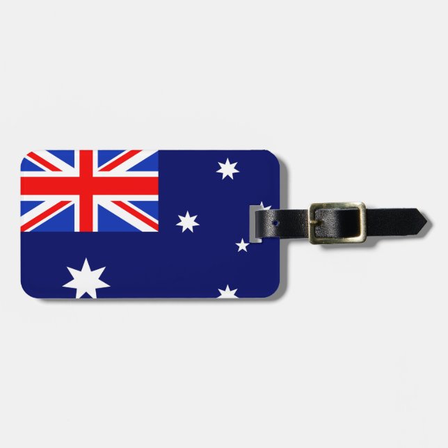 Australien flagga bagagebricka (Horisontell Framsida)