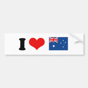 Australien flagga bildekal