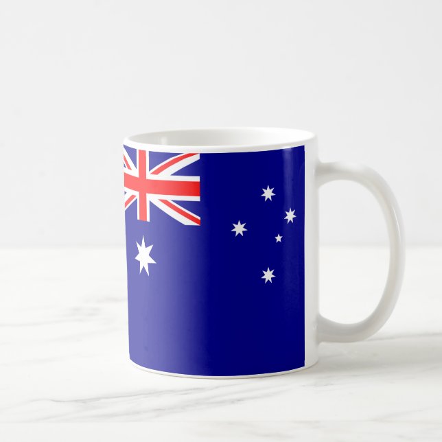 Australien Flagga Ceramic Mugg (Höger)