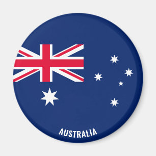 Australien Flagga Charming Patriotic Magnet