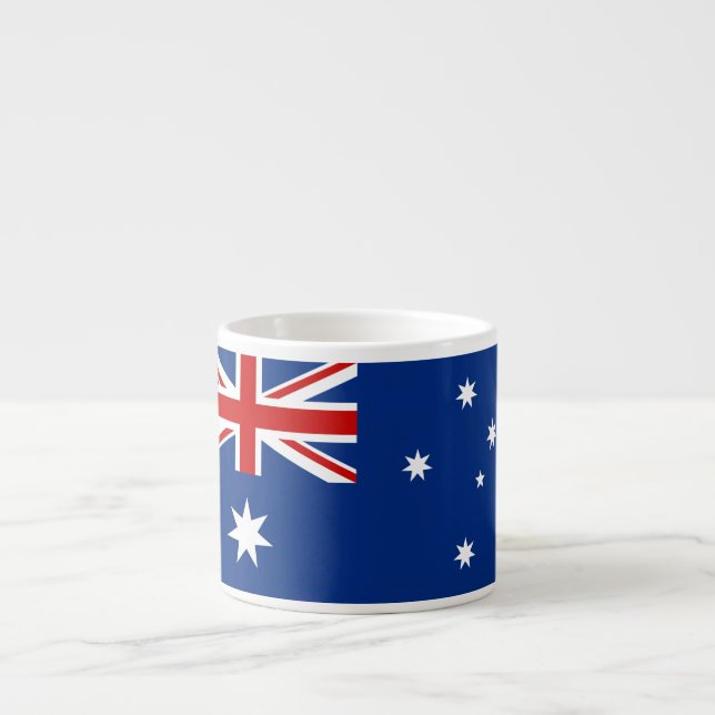Australien flagga espressomugg (Framsidan)