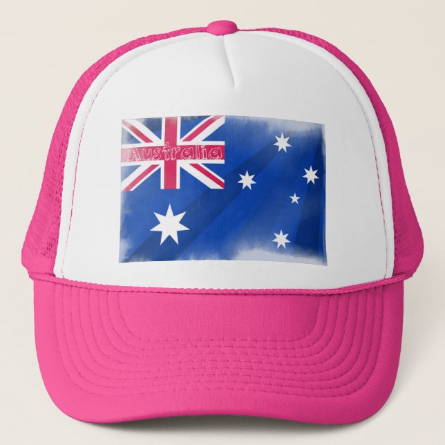 Australien Flagga Fadeout Keps (Framsida)