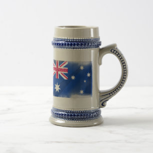 Australien Flagga Fadeout Sejdel