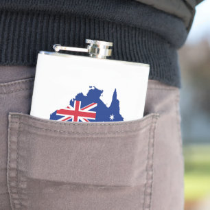 Australien flagga fickplunta