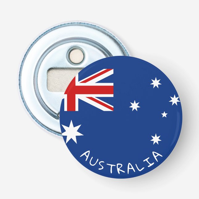 Australien flagga flasköppnare (Framsidan)