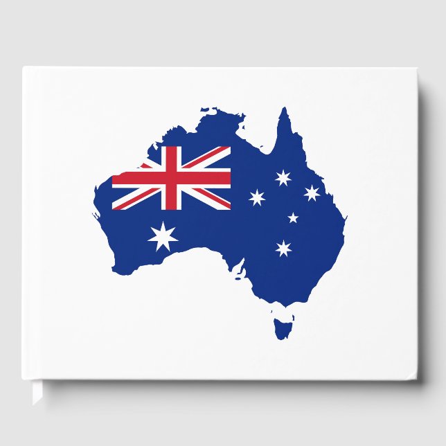 Australien flagga gästböcker (Framsida)