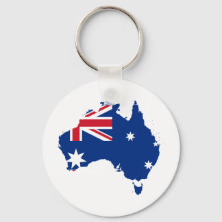 Australien Flagga i form av Australien Nyckelring