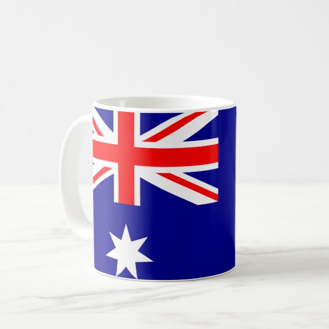 Australien Flagga Kaffemugg (Framsida vänster)