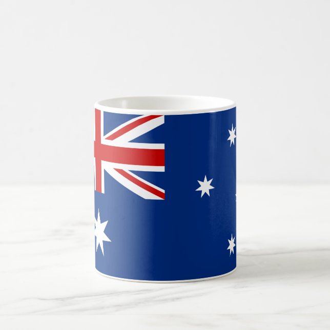 Australien flagga kaffemugg (Center)