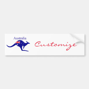 Australien Flagga Kangaroo Thunder_Cove Bildekal