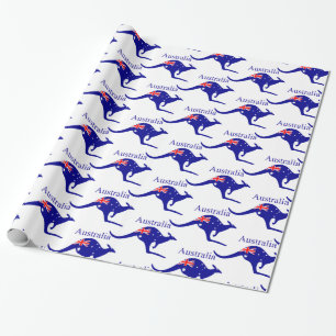 Australien Flagga Kangaroo Thunder_Cove Presentpapper