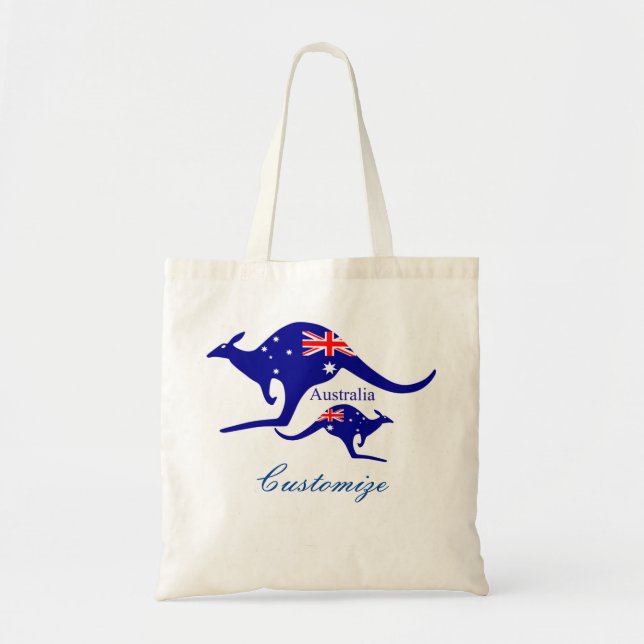 Australien Flagga Kangaroo Thunder_Cove Tygkasse (Framsidan)