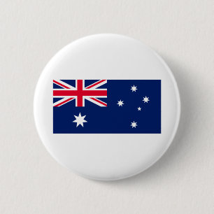 Australien Flagga Knapp