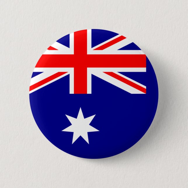 Australien flagga knapp (Framsida)